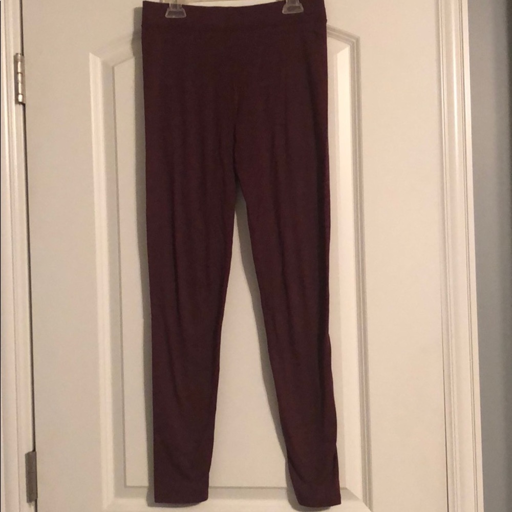 Pink Maroon Leggings